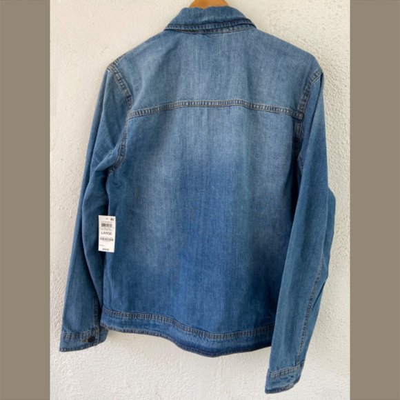 NWT, Mens Sun + Stone Denim Jacket - Picture 2 of 2